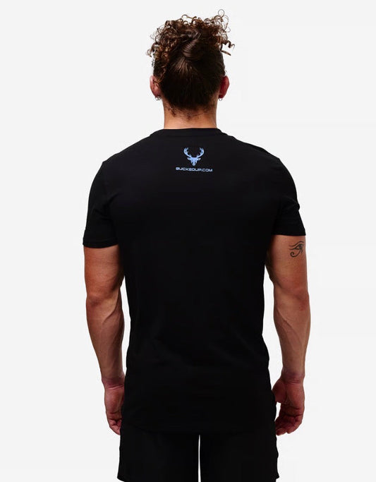 Playera Bucked Up Logo Azul