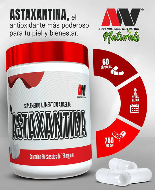 Advance Nutrition Astaxantina 60 Caps