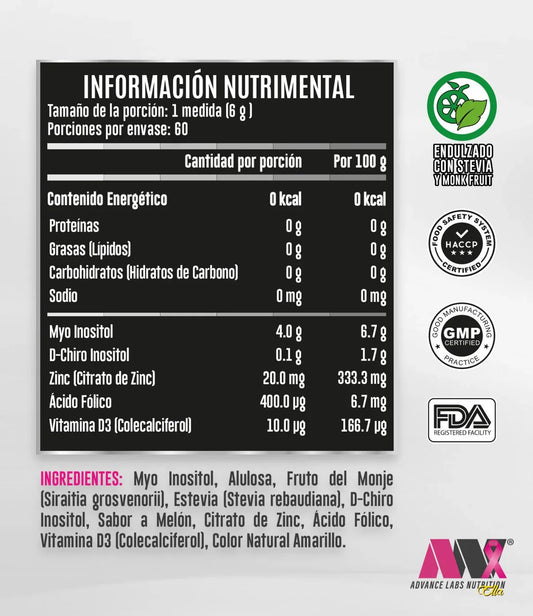 Adv Myo & D-Chiro Inositol 40:1 300gr