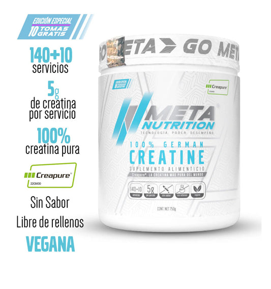 Meta German 100% Creatina 750 Grs