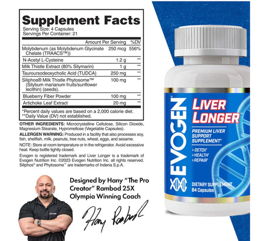 Evogen Liver longer 84 Caps