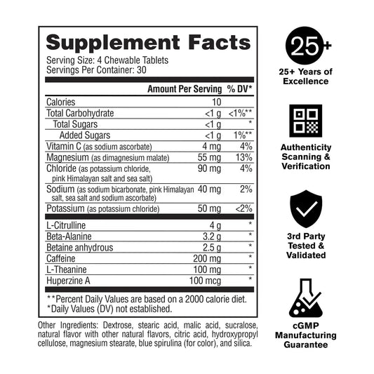 Gat Sport Nitraflex Pre Entreno Chews 30 Serv