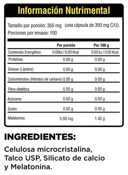 Musclefit Melatonina 5 Mg 100 Caps