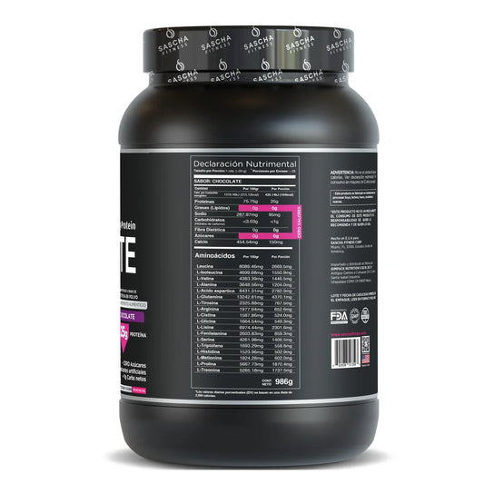 Sascha Fitness Hydrolyzed Whey Protein Isolate 2.11 Lbs