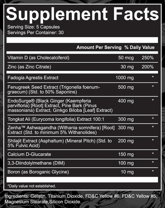 Nutrifit Phage Extreme Test Booster 150 Caps