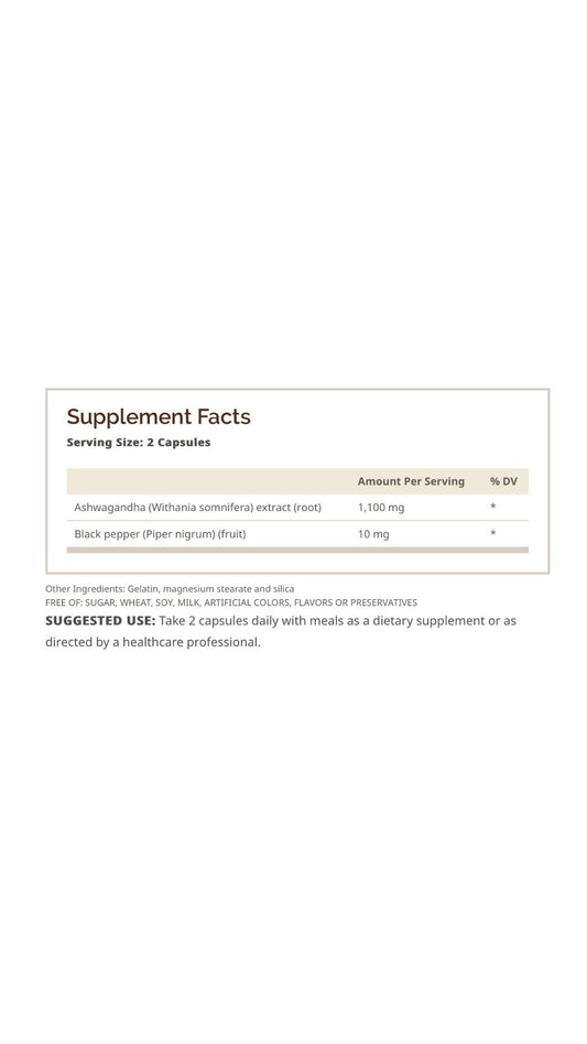 WindMill Herbscience Ashwagandha 1100 Mg 60 Caps