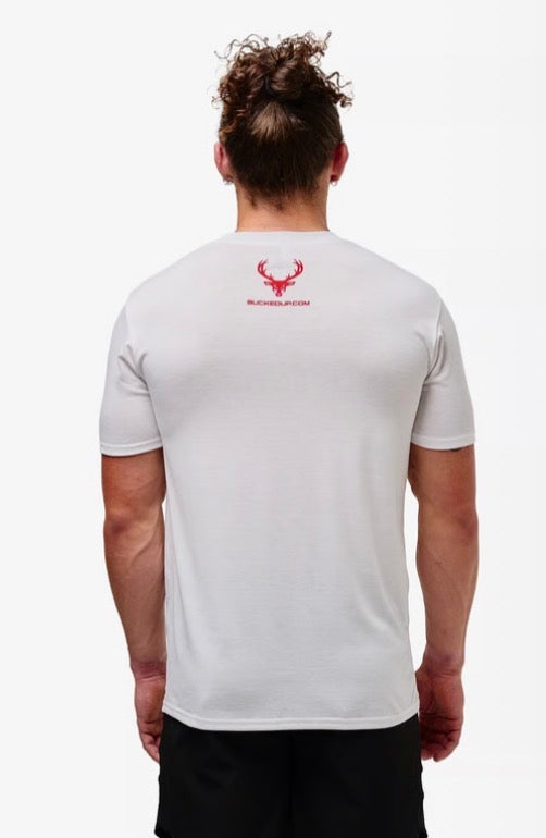 Playera Bucked Up Logo Rojo