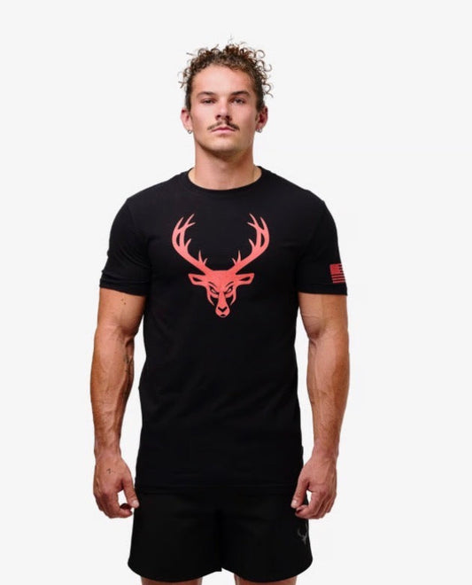 Playera Bucked Up Logo Rojo
