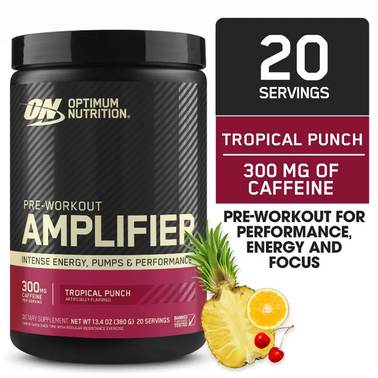 Optimun Nutrition Pre entreno Amplifier 20 Serv