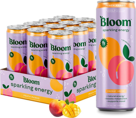 Bloom Sparkling Energy 12oz 12 pack