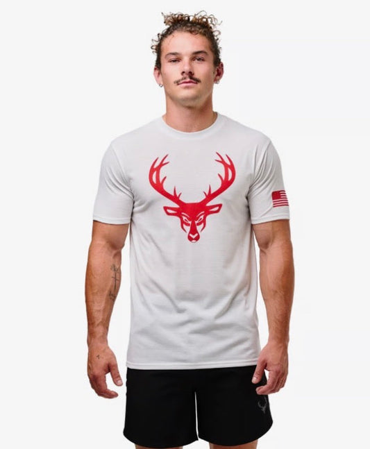 Playera Bucked Up Logo Rojo
