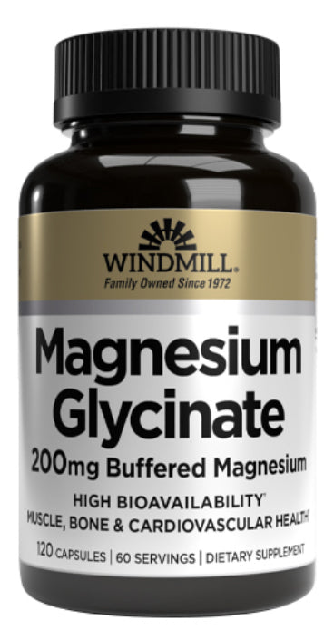 Windmill Glicinato de Magnesio 200mg 120Caps