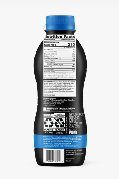 Optimum Nutrition Gold Std Protein 40 Grs Shake 14 Oz 12 Pack