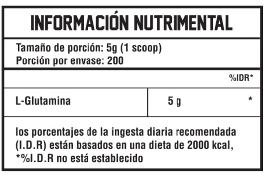 BlackBear Glutamina 200 Serv