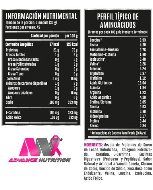 Advanced Nutrition Whey Ella 3Lbs