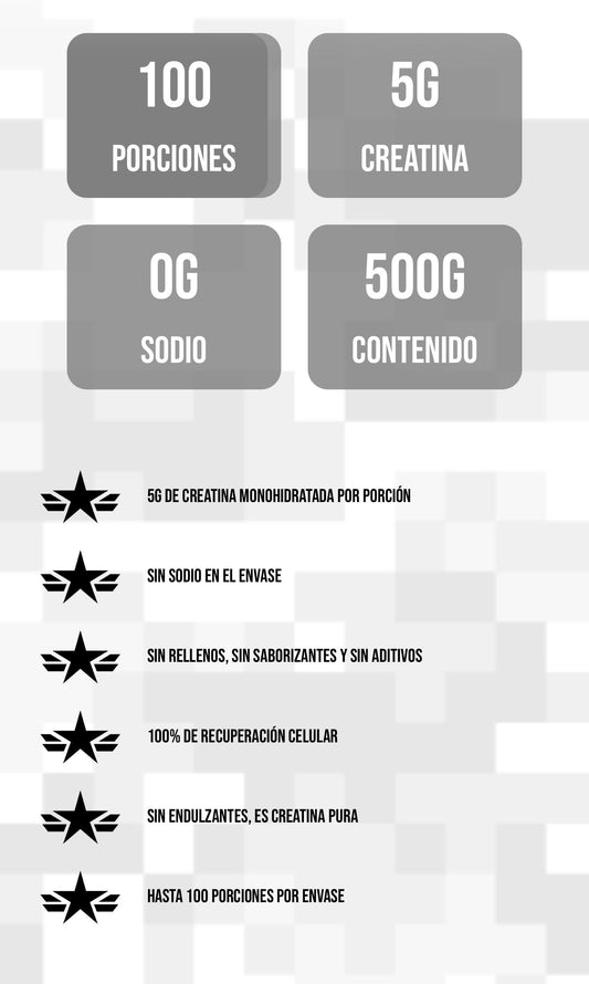 Thunder Army Creatina 500 Grs