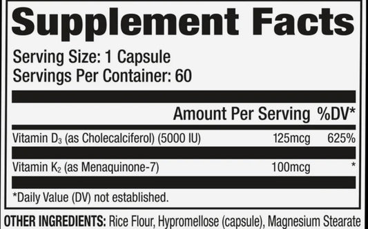 Gat Vitamina D3 + K2 60 Caps