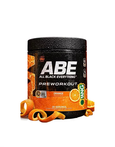 Abe All Black Pre Entreno 30 Serv Orange Tang