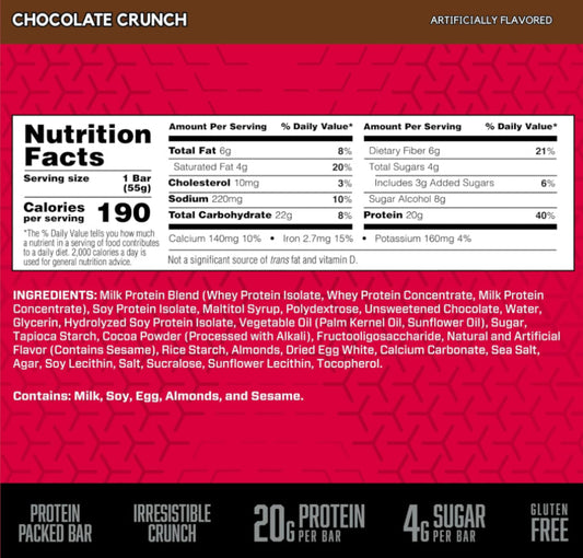 Bsn Protein Crisp 12Bars