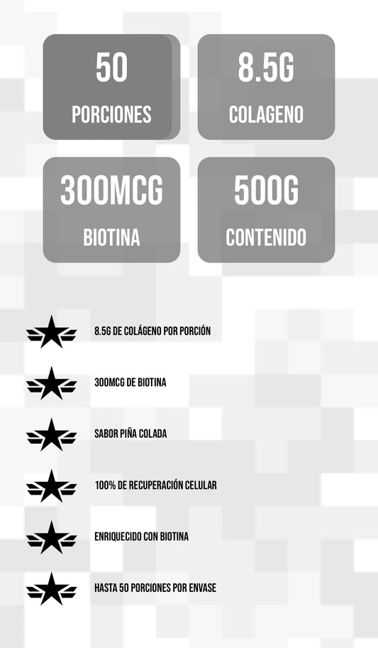 Thunder Army Colageno Peptidos 500 Grs