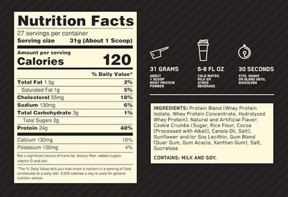 ON 100% Whey Gold Standard 1.85 Lbs
