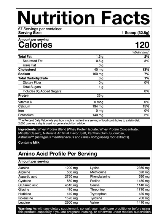 Spartan Whey Protein Blend 4.8 Lbs