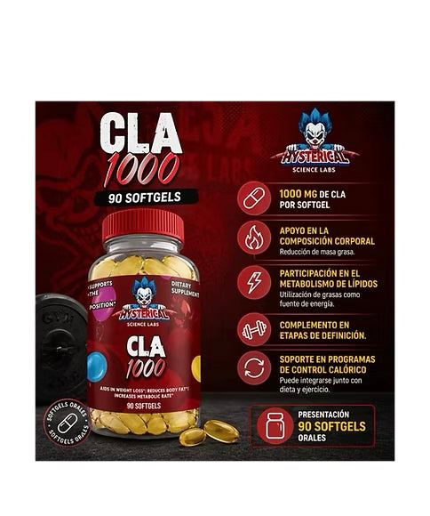 Hysterical CLA 1000 Mg 90 Caps