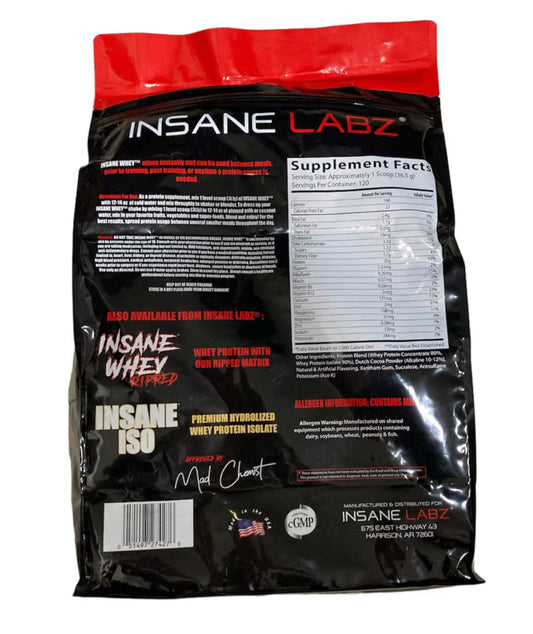 Insane Whey 9.7 Lbs