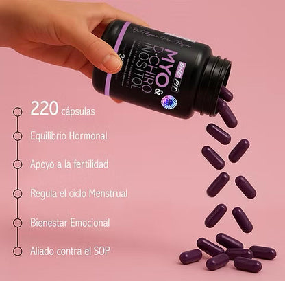 Bhp She Fit Myo & D Chiro Inositol 220 Caps + Citrato de Magnesio 20 Caps