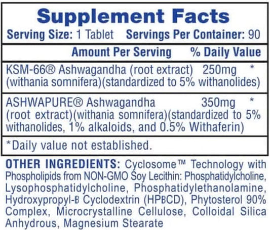 Hi Tech Ashwagandha 90Caps
