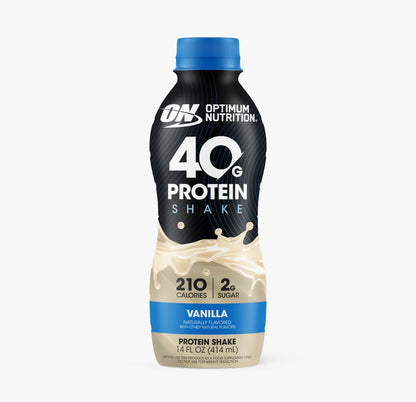 Optimum Nutrition Gold Std Protein 40 Grs Shake 14 Oz 12 Pack