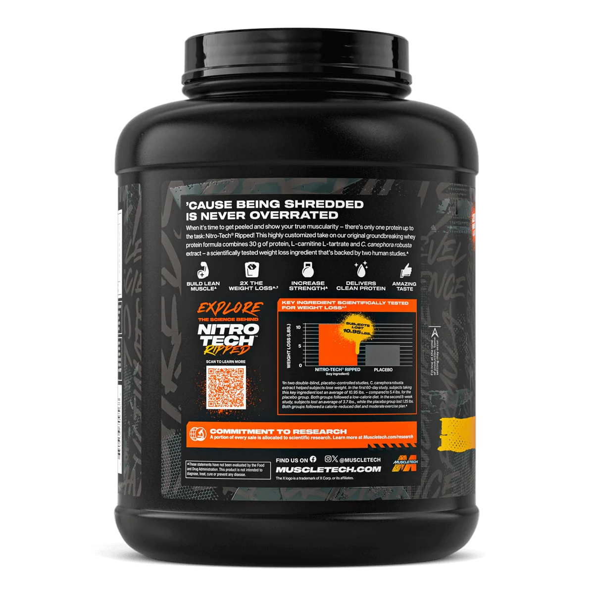 MuscleTech Nitro Tech Ripped 4Lbs