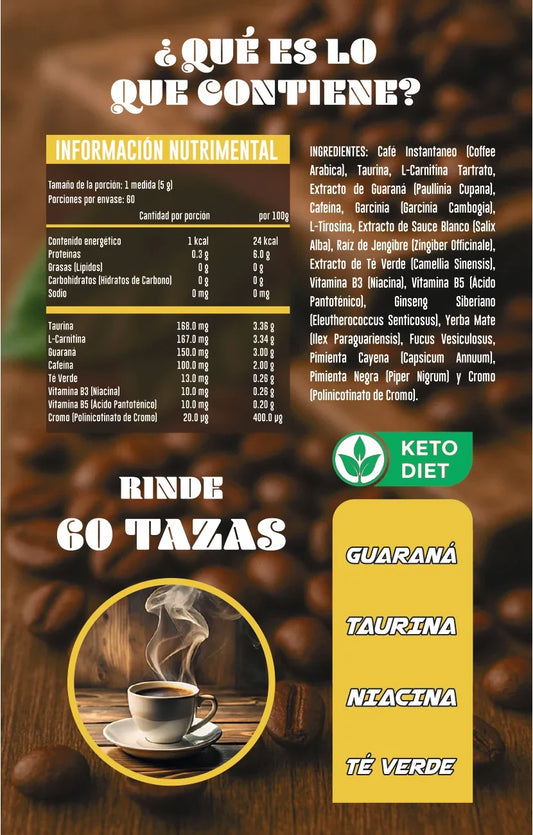 Advance Nutrition Coffe Fit & L Carnitina 150 Grs
