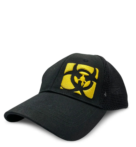 Gorra Mutant Fitted Hat Black / Logo Amarillo L/XL