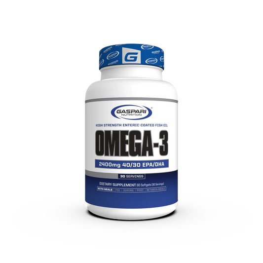 Gaspari Nutrition Omega 3 Enteric Coated Fish Oil 60 Softgels