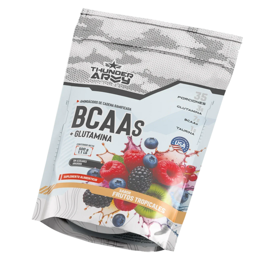 Thunder Army Bcaas + Glutamina 1.1 Lbs