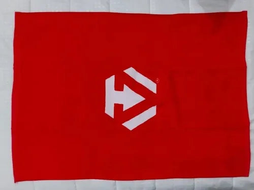 Toalla Gym Dymatize Rojo c/ Blanco