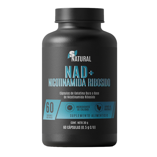 S Natural NAD + Nicotinamida Ribosido 0.5 Gr 60 Caps