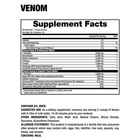 Dragon Venom Fully Loaded 40/20 Serv