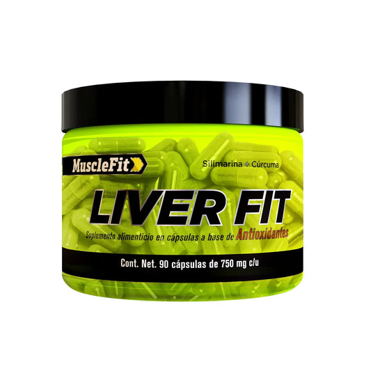 Musclefit Liver Fit 90 Caps Silimarina, Curcuma y NAC