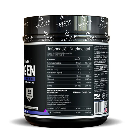 Sascha Fitness Hydrolyzed Multi Collagen 35 Serv