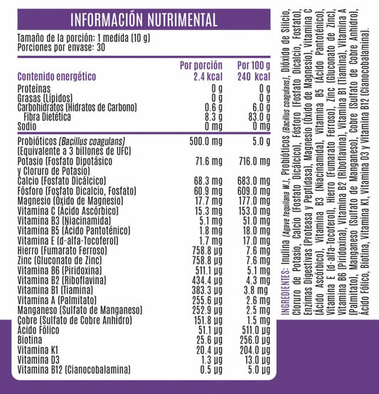 Advance Nutrition Probioticos y Prebioticos 2.0 300 Gr
