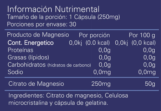 Alpha Nutrition Citrato de Magnesio 30 Caps