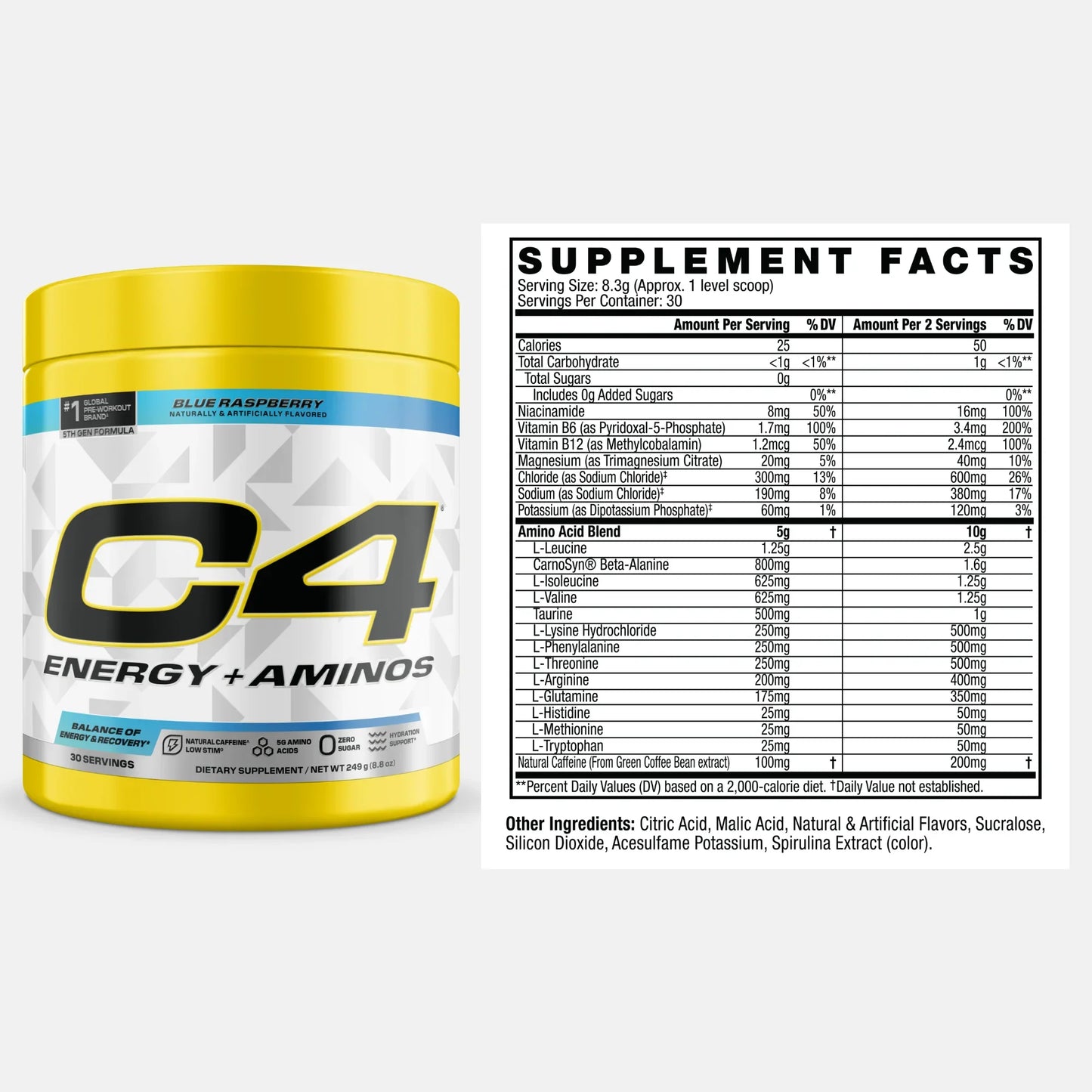 C4 Energy + Aminos 30 Serv