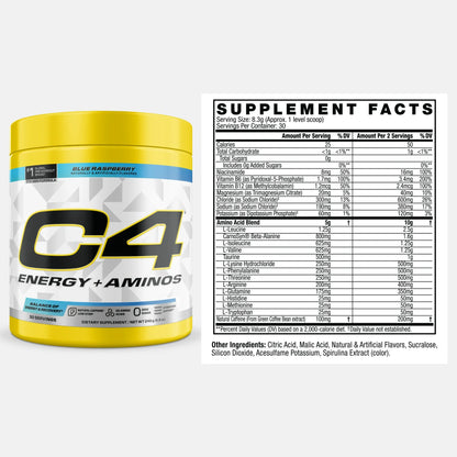 C4 Energy + Aminos 30 Serv