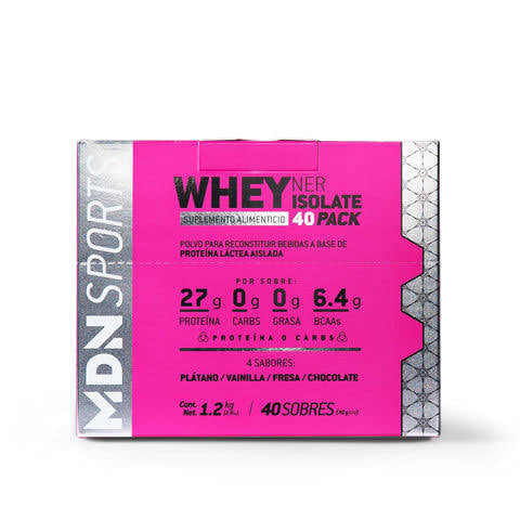 MDN WheyNer Isolate 40Pack