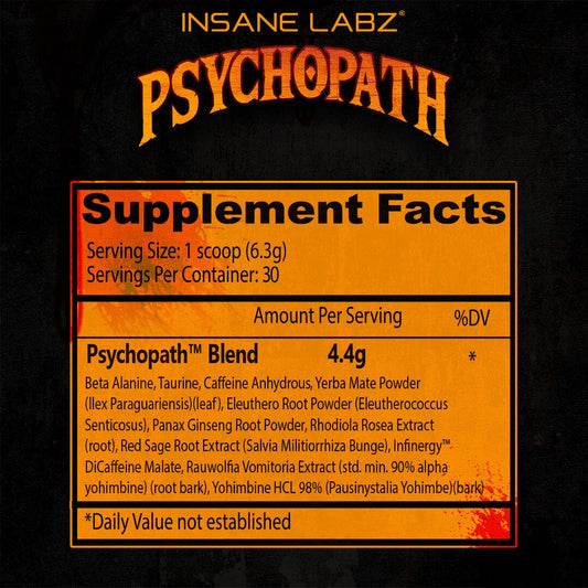 Insane Labz Psychopath 30 Serv