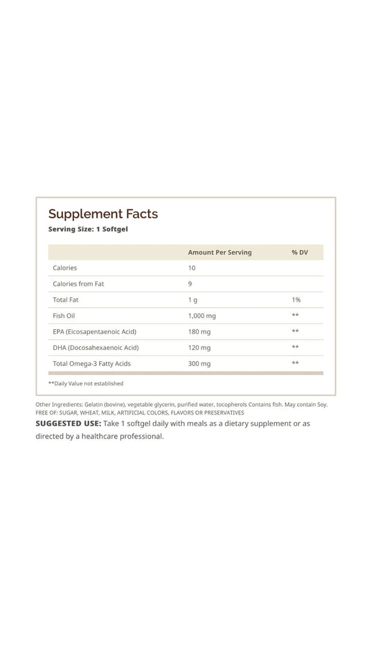 WindMill Omega 3 EPA+DHA 180 Softgels