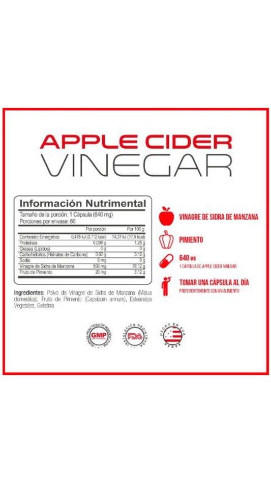Forzagen Apple Cider Vinegar 60 Caps